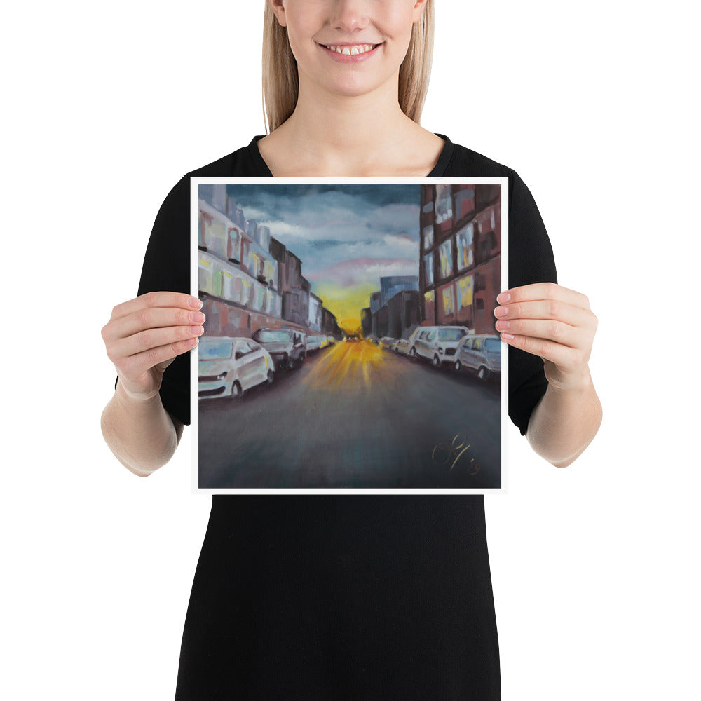New York Urban Landscape Poster