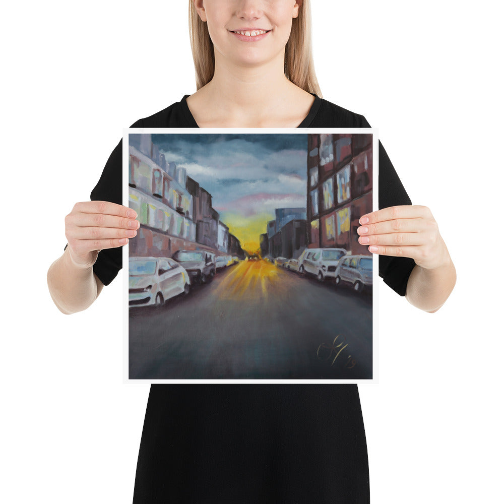 New York Urban Landscape Poster