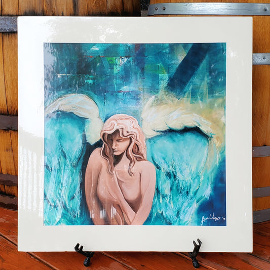 Archangel Ariel  Matted and Wrapped Print