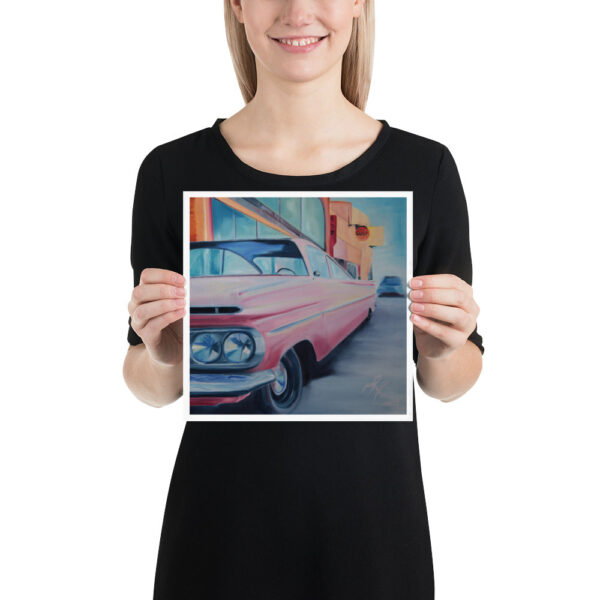 Classic Thunderbird Car Poster