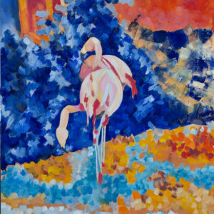 Flamingos at the Flamingo by Lynn Hardy Artist