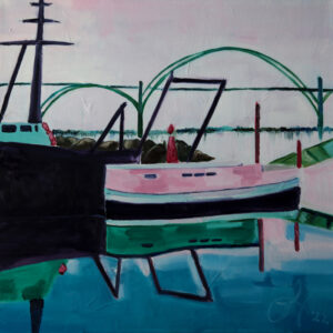 Pacific Ocean Shipping Boats
