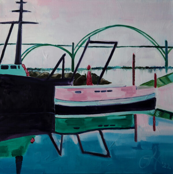 Pacific Ocean Shipping Boats